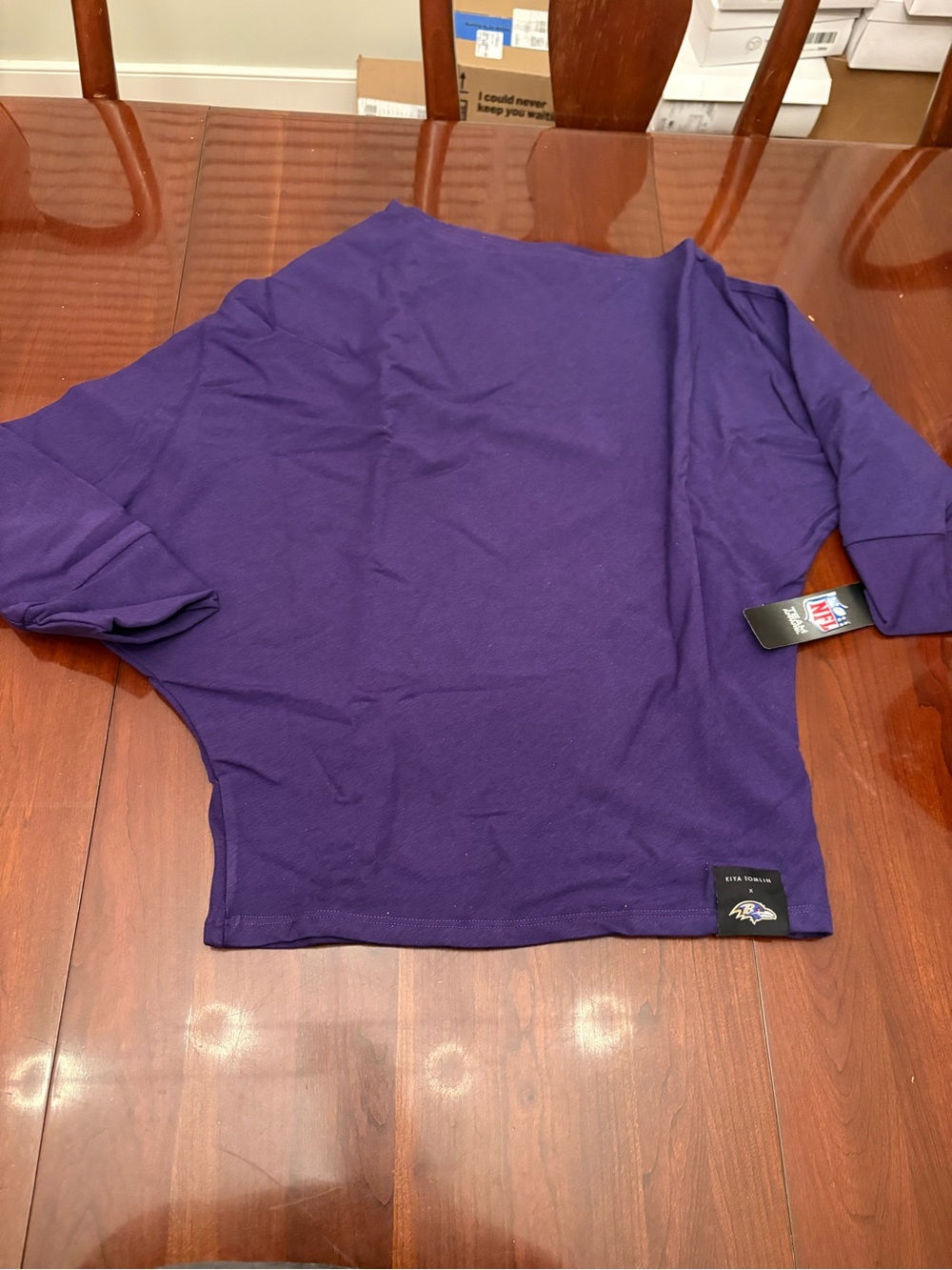 NWT - SUPER SOFT Women’s Baltimore Ravens KIYA TOMLIN Sweatshirt